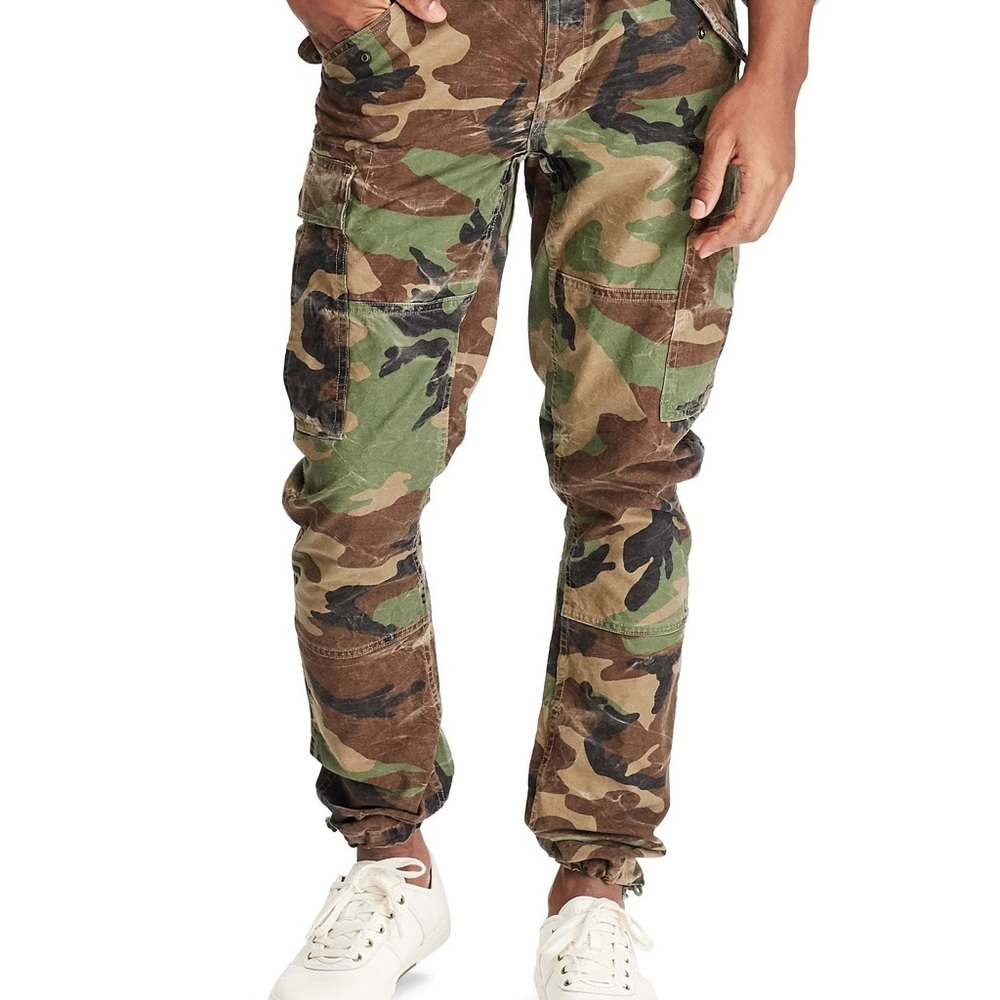 Canvas Camo Cargo pants